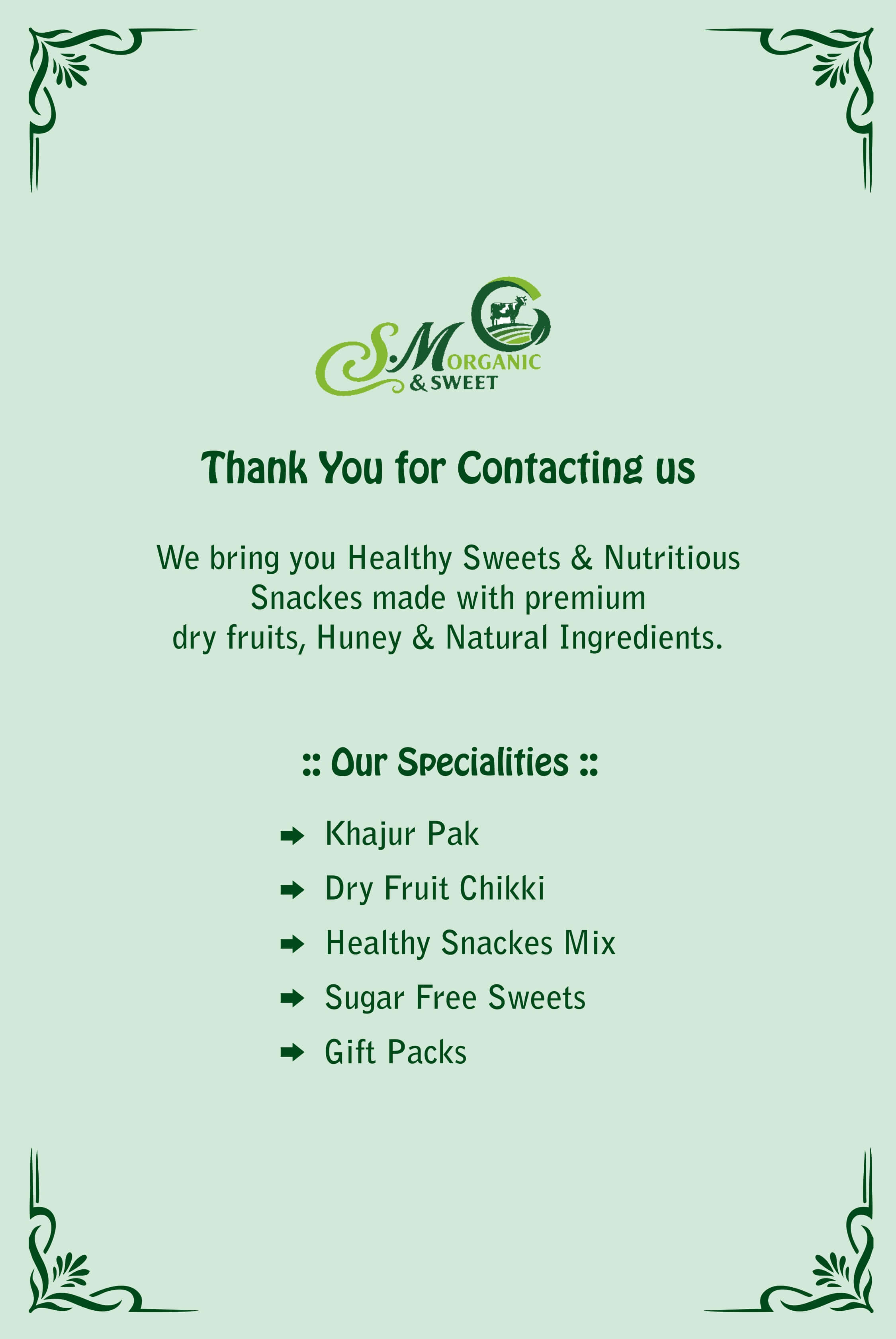 SM ORGANIC SWEET